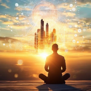 create an image of corporate mindfulness that indicates both ethics and execution-1